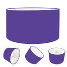 Cúpula abajur cilíndrica cp-8028 Ø60x30cm roxo Cúpula abajur cilíndrica cp-8028 Ø60x30cm roxo