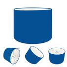 Cúpula abajur e luminária cilíndrica vivare cp-7016 Ø35x30cm - bocal nacional