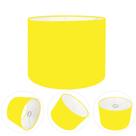Cúpula abajur e luminária cilíndrica vivare cp-7016 Ø35x30cm - bocal nacional