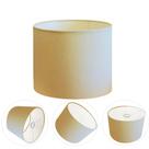 Cúpula abajur e luminária cilíndrica vivare cp-7016 Ø35x30cm - bocal nacional