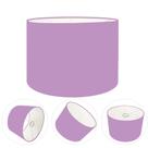 Cúpula abajur e luminária cilíndrica vivare cp-7019 Ø40x30cm - bocal nacional