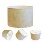 Cúpula abajur e luminária cilíndrica vivare cp-7019 Ø40x30cm - bocal nacional