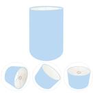 Cúpula abajur e luminária cilíndrica vivare cp-8003 Ø15x20cm - bocal europeu