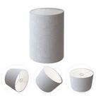 Cúpula abajur e luminária cilíndrica vivare cp-8003 Ø15x20cm - bocal europeu
