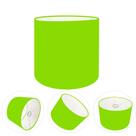 Cúpula abajur e luminária cilíndrica vivare cp-8007 Ø20x22cm - bocal europeu