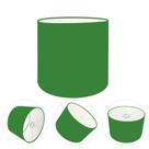 Cúpula abajur e luminária cilíndrica vivare cp-8008 Ø20x25cm - bocal europeu