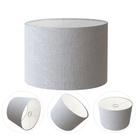 Cúpula abajur e luminária cilíndrica vivare cp-8022 Ø45x30cm - bocal europeu