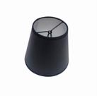 Cúpula Capa Dura 13,5cm x Ø15cm Com Fixação Pinça Preto Fosco