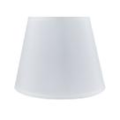 Cúpula Cônica Cone 17x13x11cm Para Abajur - Tecido Branco