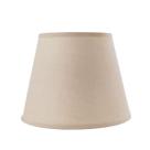 Cúpula Cônica Cone 17x13x11cm Para Abajures - Tecido Bege