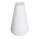 Cúpula Cônica Tecido Algodão 39 cm x 13 cm x 29 cm Bege, Preto e Branco Soquete Nacional 3,5 cm Ref 09A