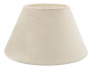 Cúpula de abajur 10x19x11cm Tecido Algodão Soquete nacional Ref 16 Cor bege, preto ou branco