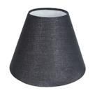 Cúpula de Abajur 14x12x8cm em Tecido Algodão Soquete Nacional Ref 04 Cor bege, preto ou branco