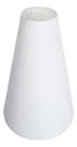 Cúpula de abajur Cone 35x10x22cm de Tecido Algodão soquete nacional cor branco Ref 09