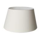 Cúpula de Abajur Grande 30x40x23cm de tecido algodão soquete Nacional Ref 33 Cor bege, branco e Preto
