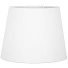 Cúpula de Abajur Tecido Branca 20x16cm