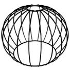 Cupula de Aramado Tangerine Preto Para Pendentes e Abajures