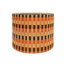 Cúpula de Lâmpada de Bambu com Grade Colorida 30 x 30 x 23 cm Geométrica Cúpula de Lâmpada de Bambu com Grade Colorida 30 x 30 x 23 cm Geométrica
