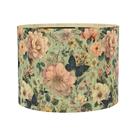Cúpula de Lâmpada Floral de Bambu 30 x 23 cm Design Art Déco