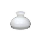 Cupula De Vidro Leitosa Vidro Peça de Reposição 13,5cm