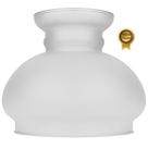Cupula de Vidro Liso Fosco 13,5 Para Lustre e Candelabro