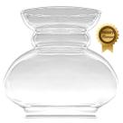 Cupula de Vidro Liso Transp 08,5 Para Lustre e Candelabro