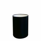 Cúpula em tecido cilíndrica abajur luminária cp-4012 18x25cm preto Cúpula em tecido cilíndrica abajur luminária cp-4012 18x25cm preto