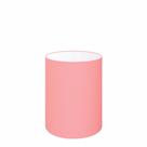 Cúpula em tecido cilíndrica abajur luminária cp-4012 18x25cm rosa bebê