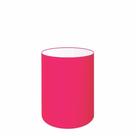 Cúpula em tecido cilíndrica abajur luminária cp-4012 18x25cm rosa pink