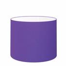 Cúpula em tecido cilíndrica abajur luminária cp-4099 40x25cm roxo