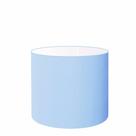 Cúpula em tecido cilíndrica abajur luminária cp-4113 30x25cm azul bebê