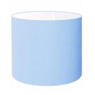Cúpula em tecido cilíndrica abajur luminária cp-4999 50x45cm algodão crú