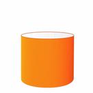 Cúpula em tecido cilíndrico abajur luminária cp-4143 35x25cm laranja