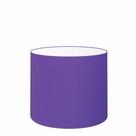 Cúpula em tecido cilíndrico abajur luminária cp-4143 35x25cm roxo