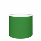 Cúpula em tecido cilíndrico abajur luminária cp-4143 35x25cm verde folha