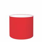 Cúpula em tecido cilíndrico abajur luminária cp-4143 35x25cm vermelho