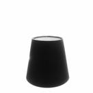 Cúpula em tecido cone abajur luminária cp-2004 14/08x13cm preto
