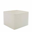 Cúpula em tecido quadrada abajur luminária cp-4270 30/35x35cm branco
