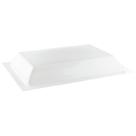 Cúpula externa de clarabóia RecPro RV 14 x 22 cm (branca)