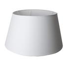Cupula Para Abajur 25x30x40cm Cônica Tecido De Algodão Soquete Nacional Cor Bege, branco ou Preto Ref 78