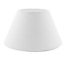 Cúpula Para Abajur Tecido Algodão 14 cm x 09 cm x 22 cm Bege, Preto e Branco Soquete Importado 4 cm Ref 17