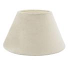 Cúpula Para Abajur Tecido Algodão Bege, Preto e Branco 14 cm x 09 cm x 22 cm Soquete Nacional 3,5 cm Ref 17