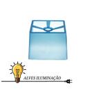 Cúpula Quadrada para Abajur, Pendentes e Lustres Termoplástico