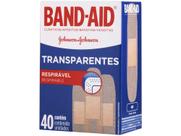 Curativo Adesivo Johnson & Johnson Band-Aid Transparente 1 Caixa - 40 Unidades