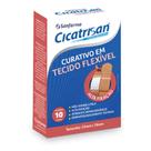 Curativo cicatrisan tecido flexivel kit 10 unidades