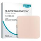 Curativo de espuma de silicone Dimora 6x6cm Wound Care, pacote com 5