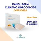 CURATIVO HIDROCOLOIDE COM BORDA 10cm X 10cm COM 10 UND KANGLI DERM VENC Jun 2026