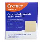 Curativo hidrocoloide extra fino est rg 10cmx10cm cremer cart10un