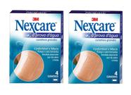 Curativo Nexcare 3M À Prova D'água Com 8 Curativos Grandes