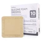 Curativo para feridas, espuma de silicone LotFancy, 10 unidades, 4x4 cm